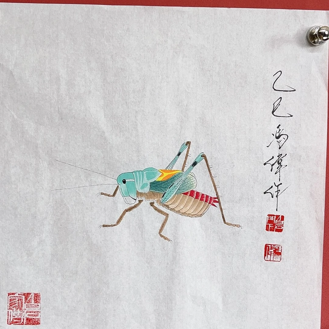 国画冯伟老师国画作品月