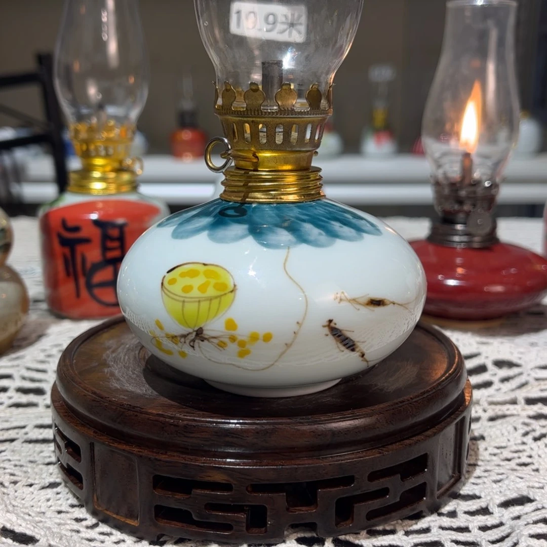 摆件景德镇陶瓷香薰灯