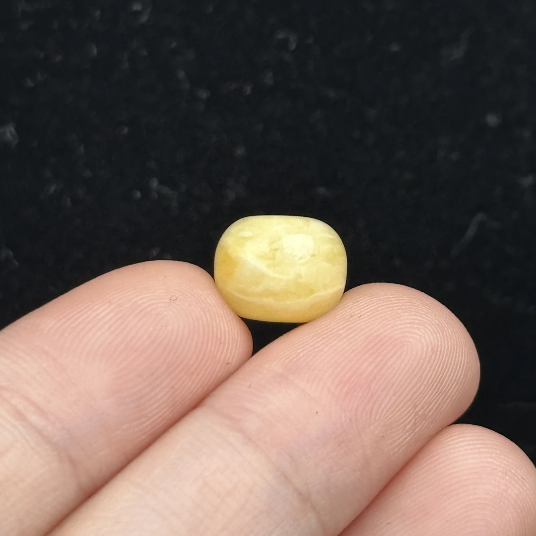 D6227天然蜜蜡 瑕疵特价墩子 9.8*7.9mm支持复检 假一罚四