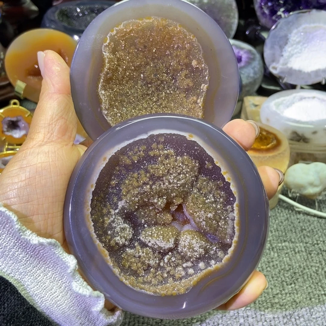 未镶嵌紫晶摆件水晶