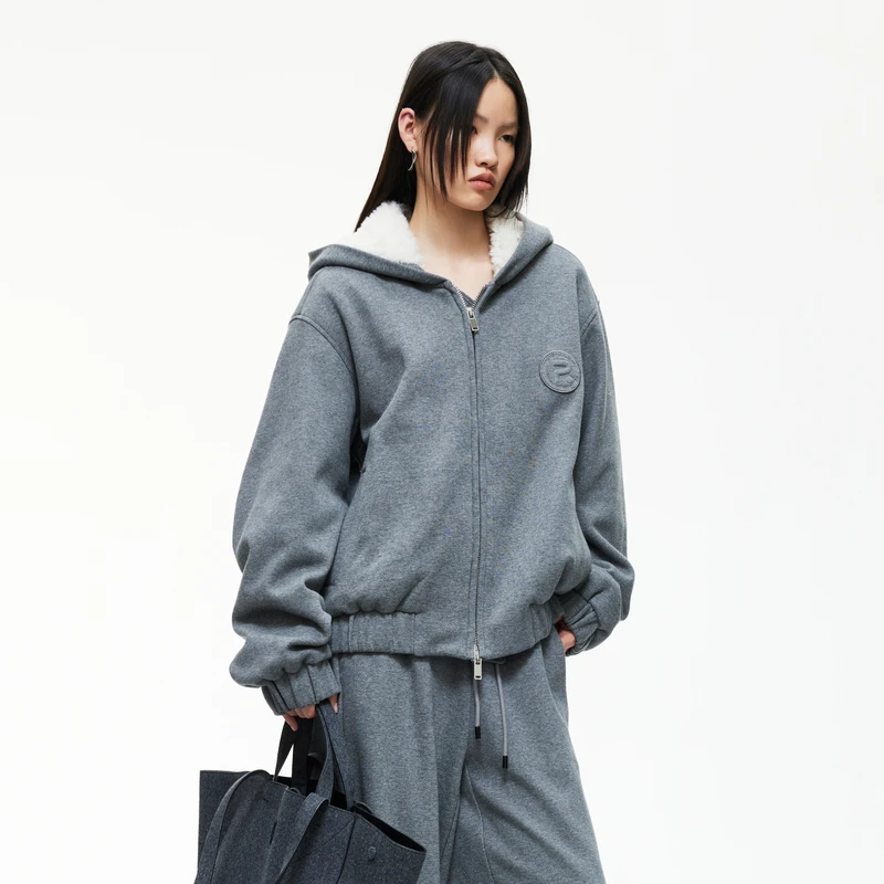 【会员专享】REVAN STUDIO简约休闲灰色外套SN90110700