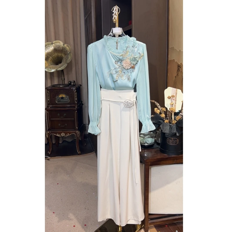 芙娜妮轻奢秋冬新款小众设计气质显瘦名媛女装时尚两件套F2510417