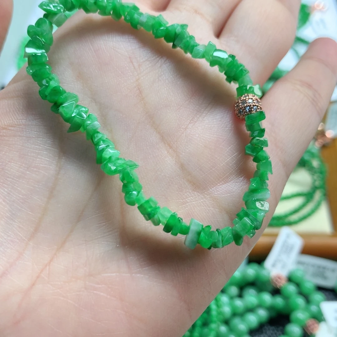 翡翠未镶嵌手链翡翠