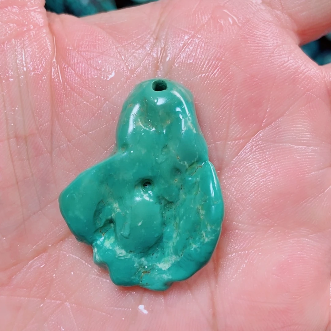 绿松石挂件未镶嵌