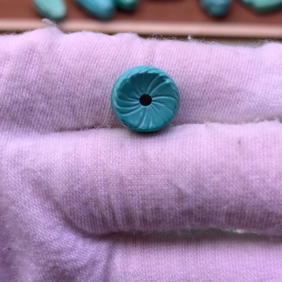 原生态散珠配珠羽毛扣卡12