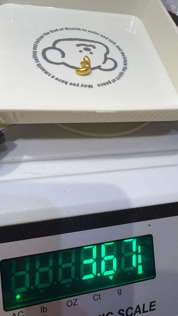 足金精品工艺吊坠