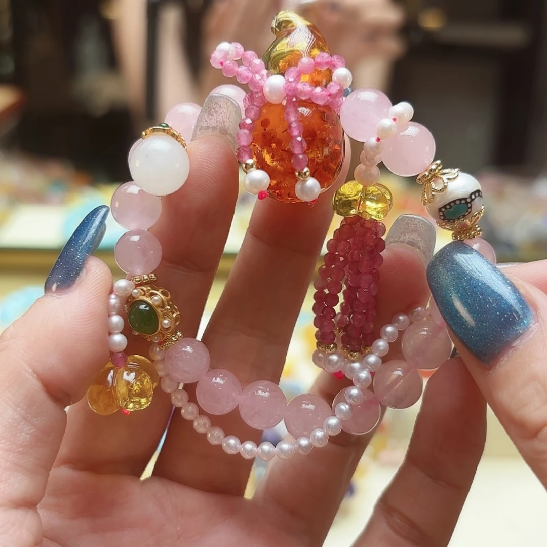 未镶嵌琥珀手链琥珀