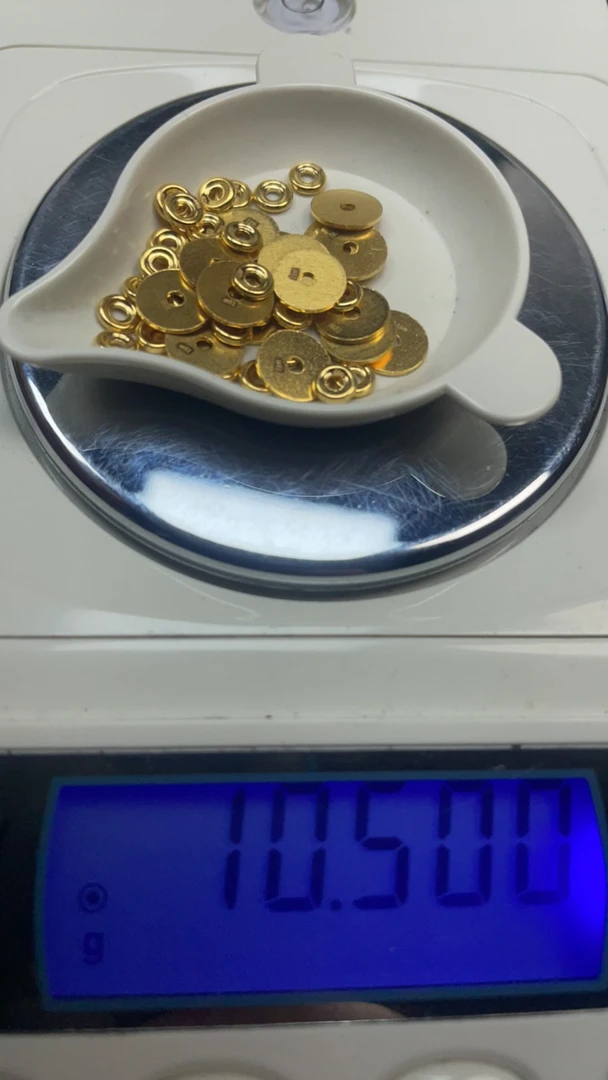 足金999配饰隔片