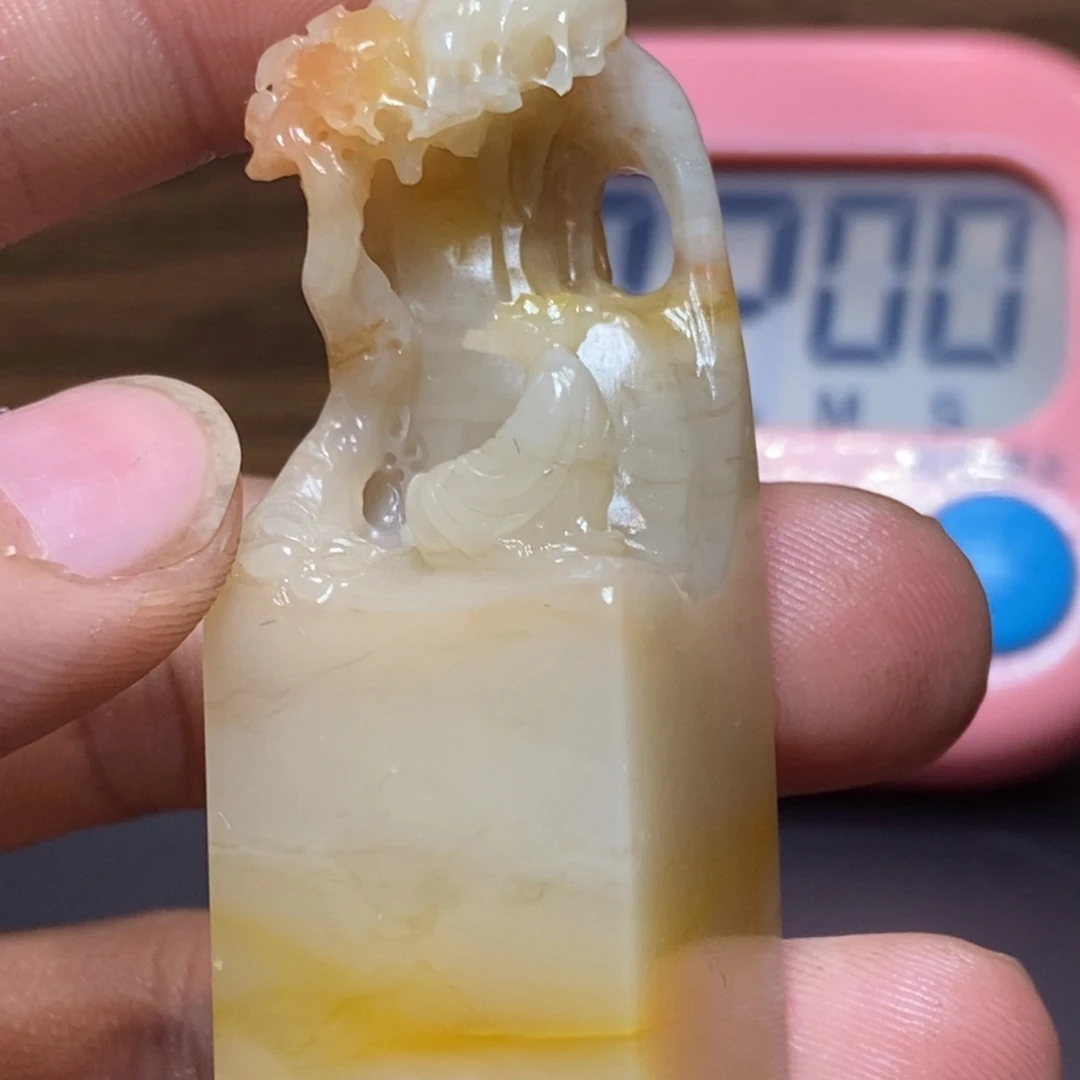 良***民印石寿山石老挝石芙蓉体