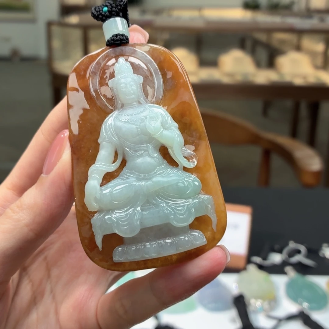 翡翠未镶嵌颈饰多样性选其一发货
