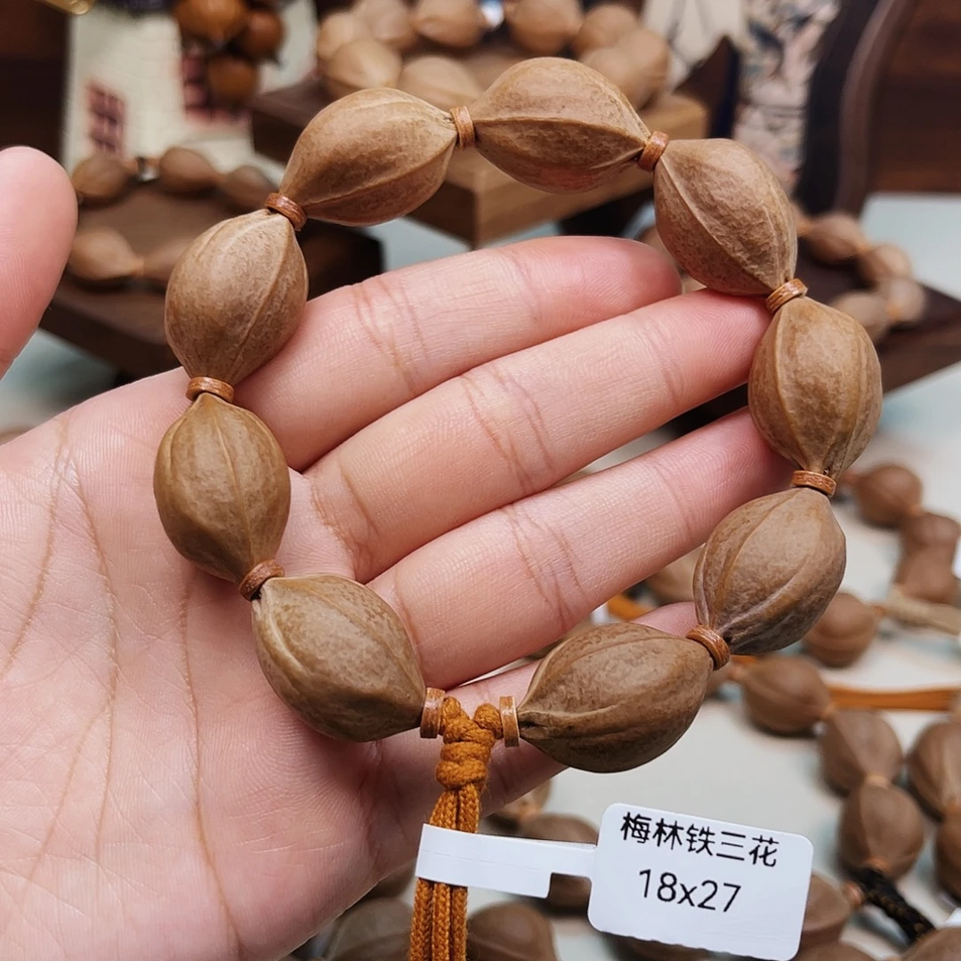 @***白橄榄核手串梅林铁核1827