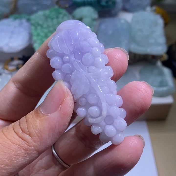 【闪购商品】颈饰未镶嵌翡翠葡萄