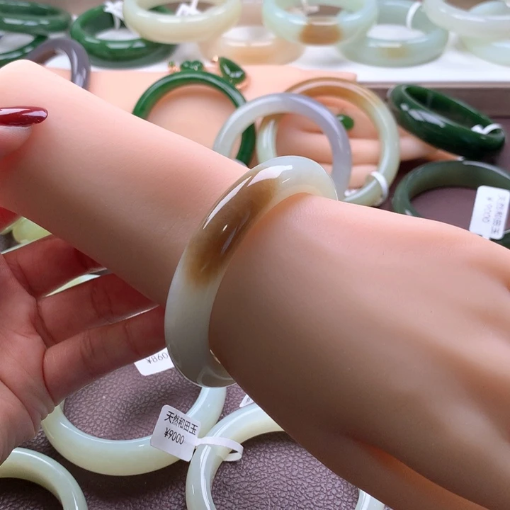 和田玉手镯57-58未镶嵌