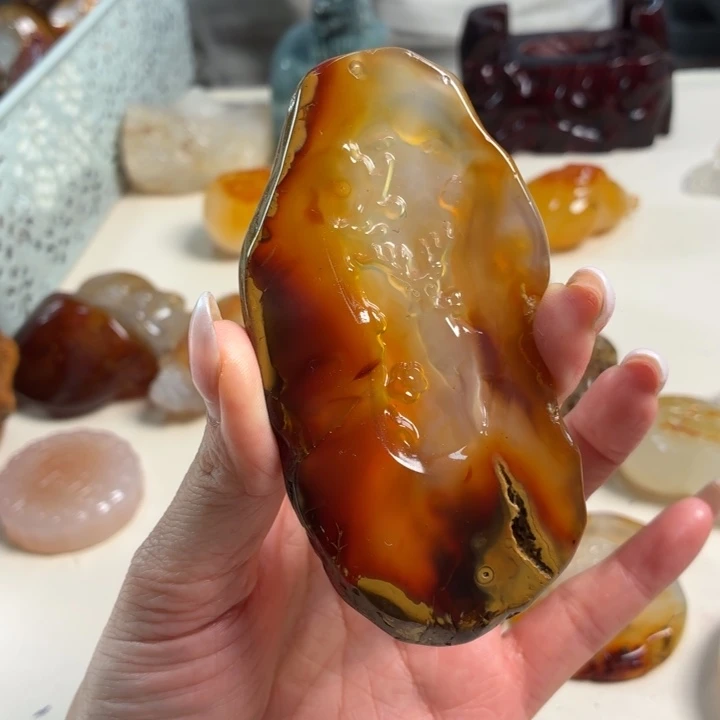 玛瑙/玉髓未镶嵌吊坠(不含链)