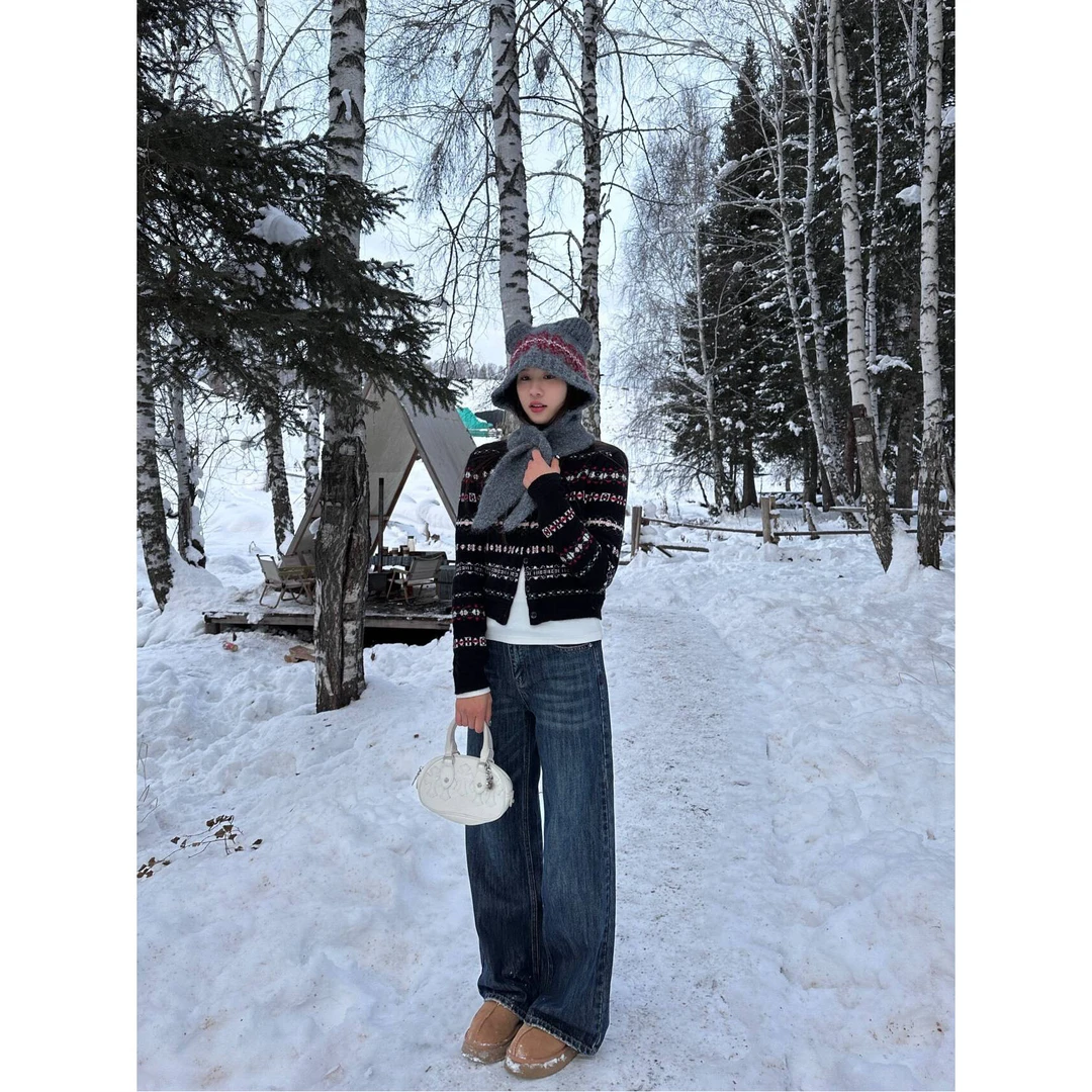 【NO退NO换】来自b0【竹节微喇牛仔裤】四季休闲百搭牛仔裤【B7495】