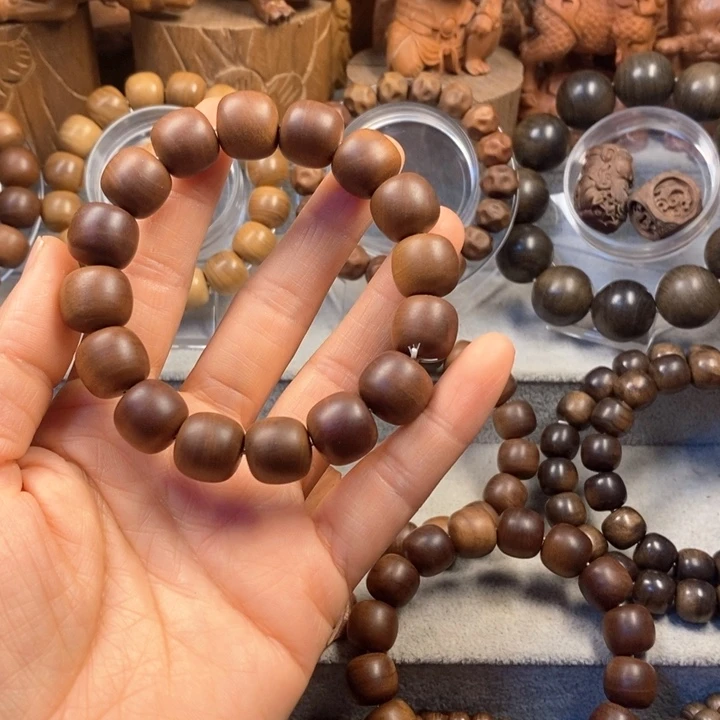 橘***夏手串/手链檀香木老山檀奶香味1314红肉加一颗