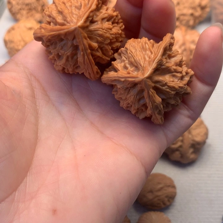 把件文玩核桃全品盘山三棱37