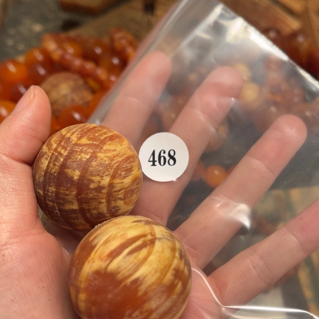 ****丶手串/手链松木（琥珀木）468处理冰裂