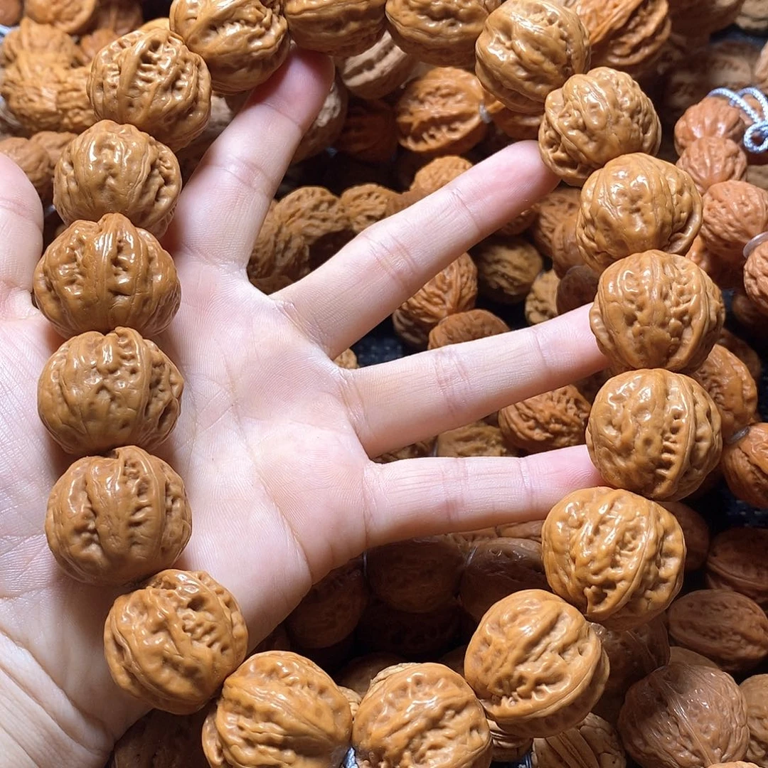 文玩核桃手串粗筋八棱手持
