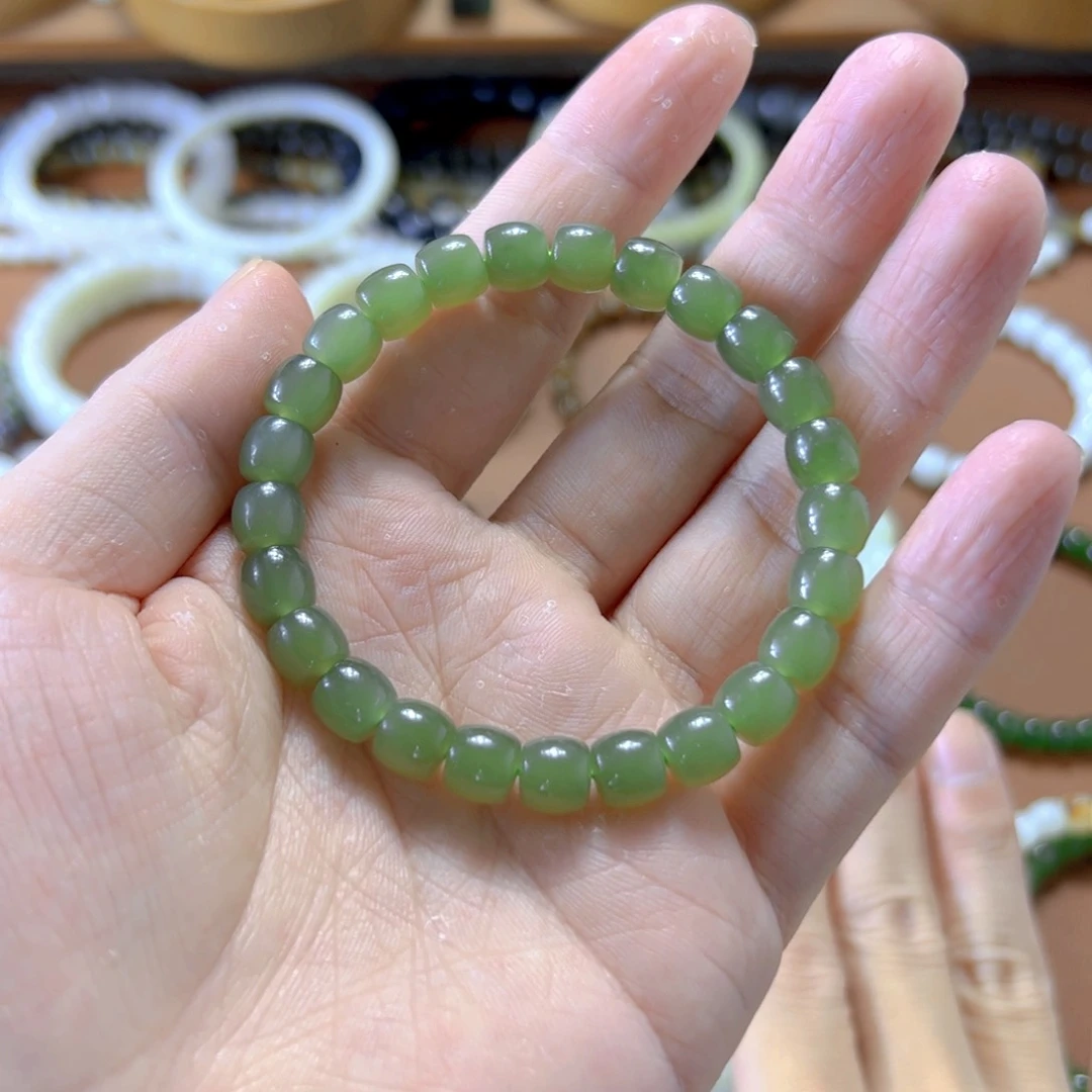 和田玉手串未镶嵌