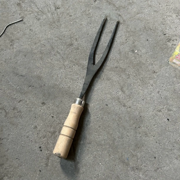 直播间两股手叉有瑕疵不影响使用