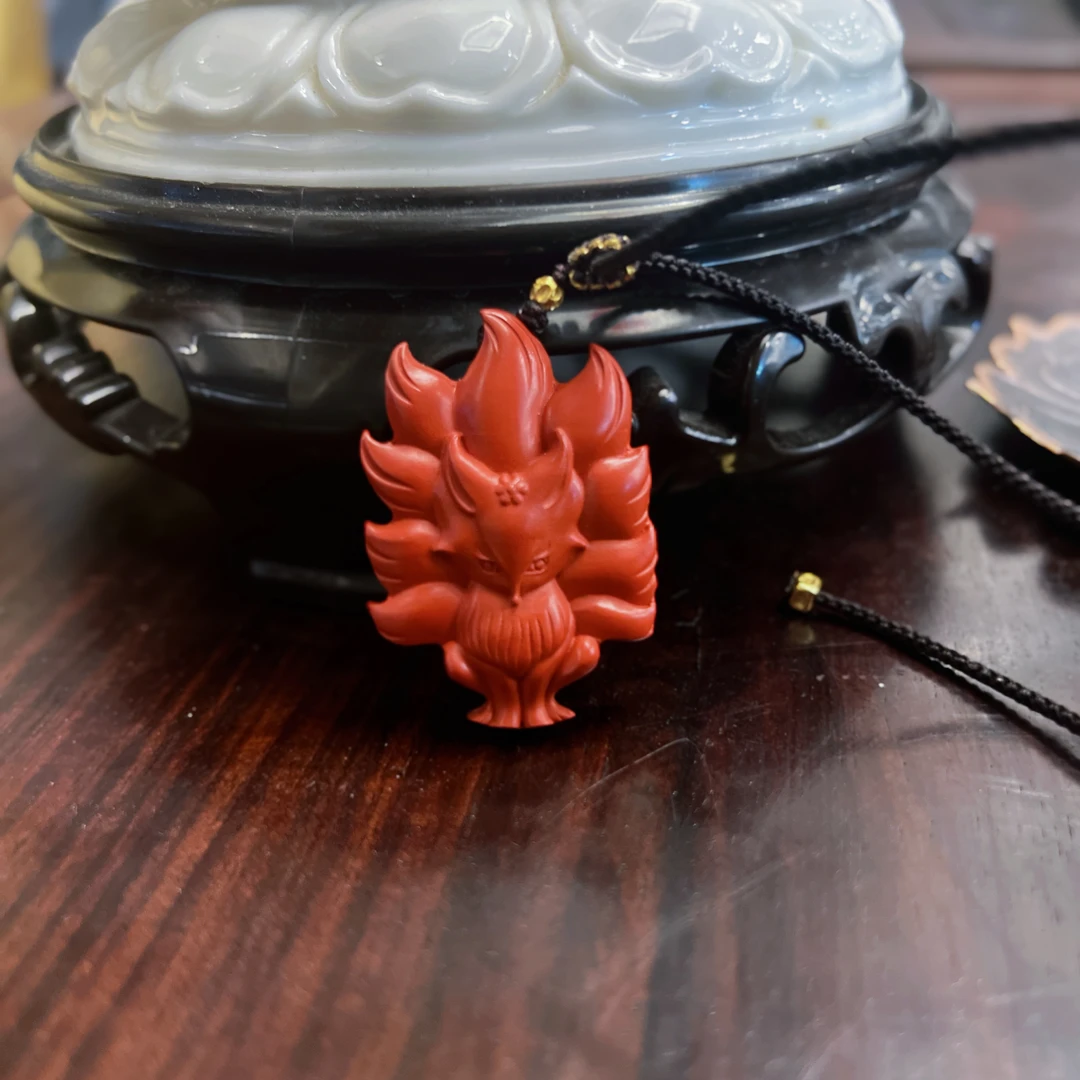 宫玄道 朱九尾狐避小小R 吊坠二年 M5