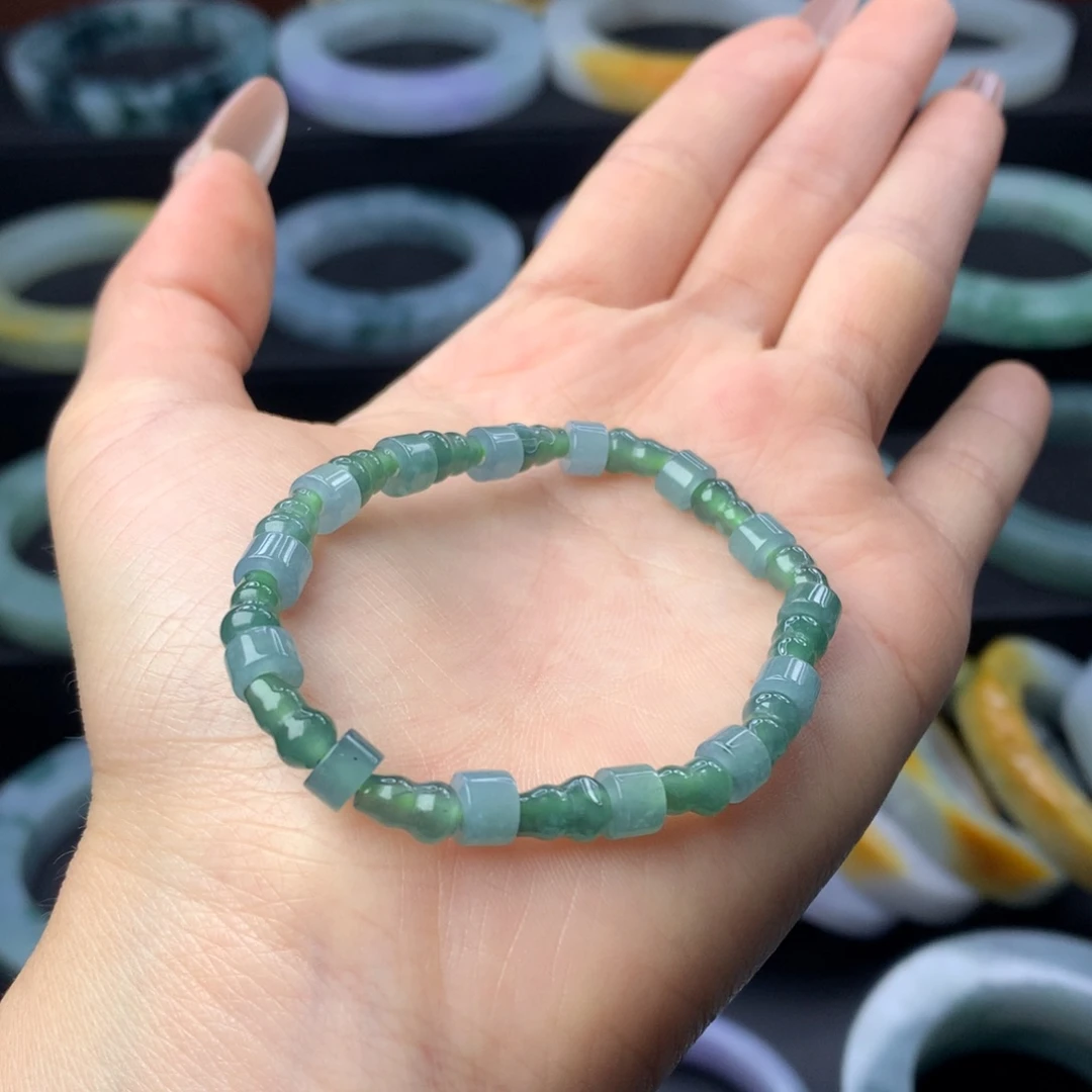 翡翠手链未镶嵌手链