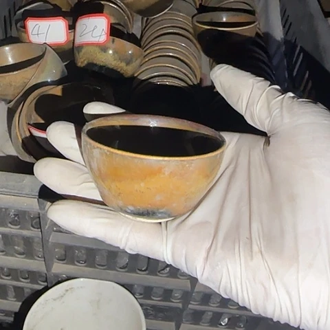 瓷片国营厂库存微瑕6厘米