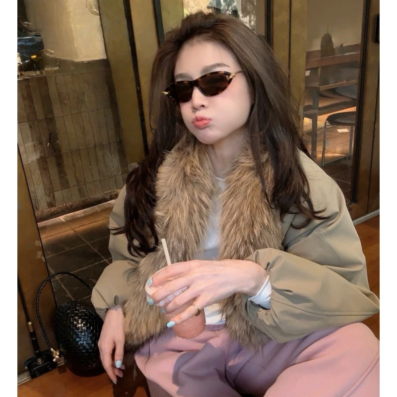 MMEKOR “雪貉派克”羽绒服 2025新款秋款末日美拉德风外套 30926