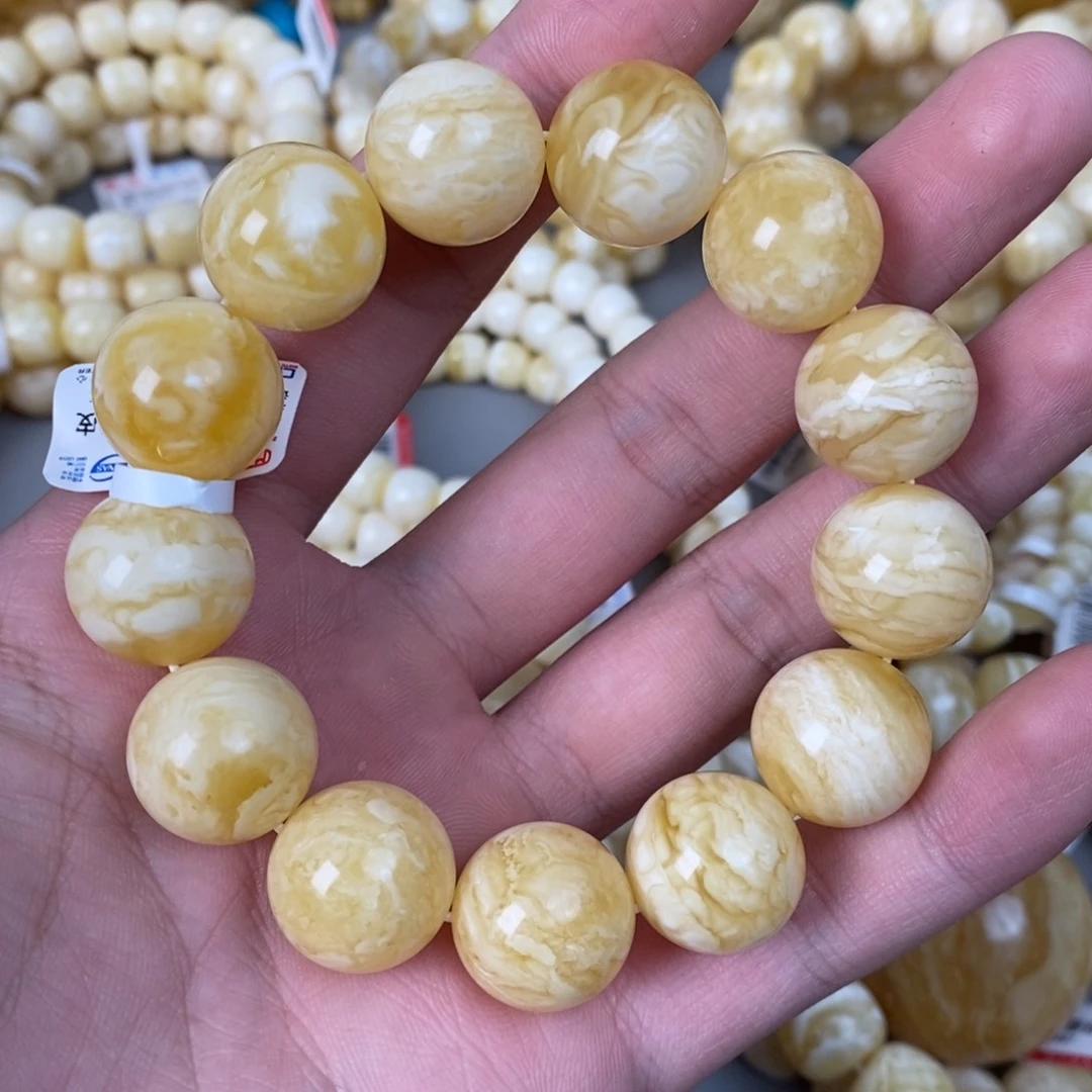 琥珀未镶嵌珠宝奇石16mm➕