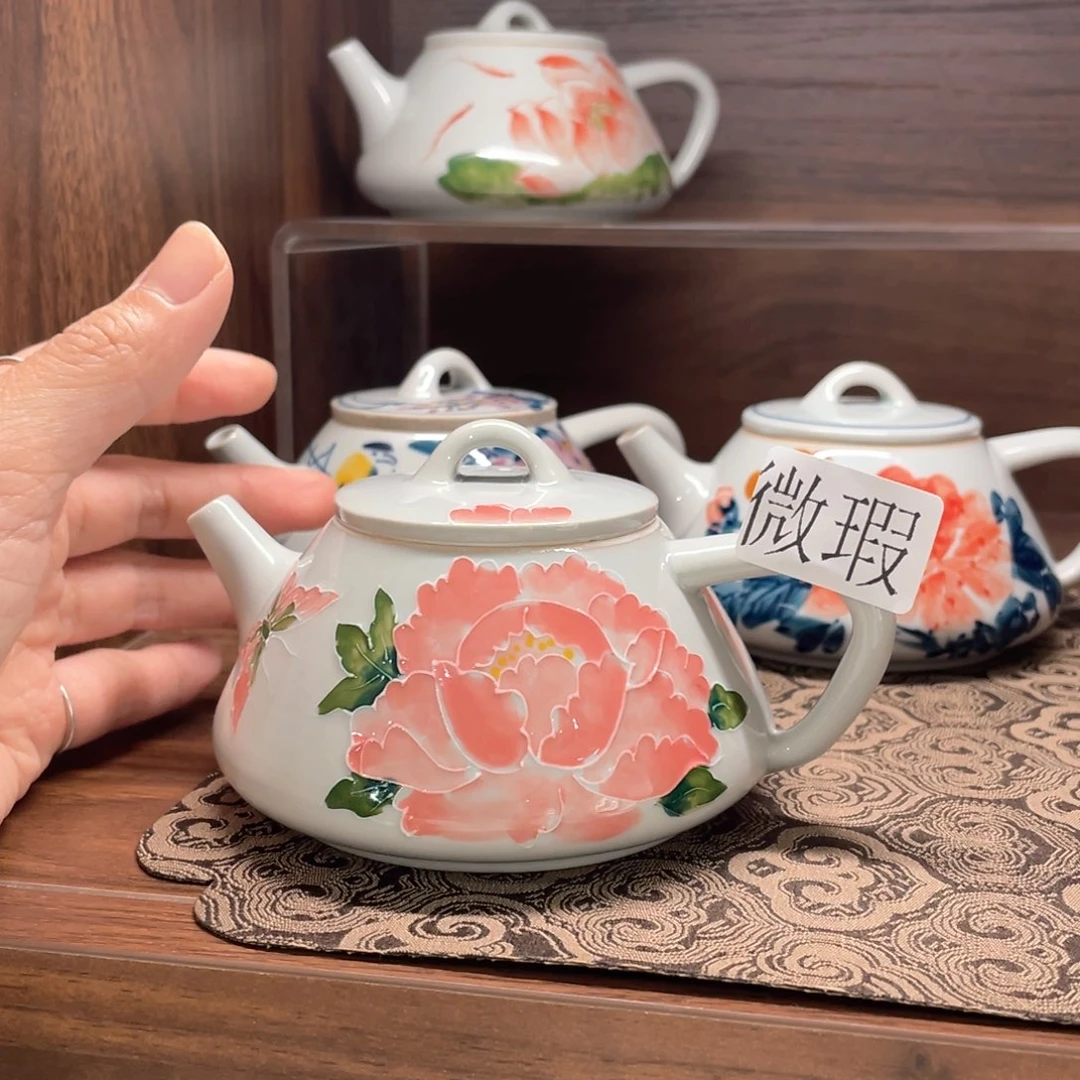 微瑕釉下彩纯手绘