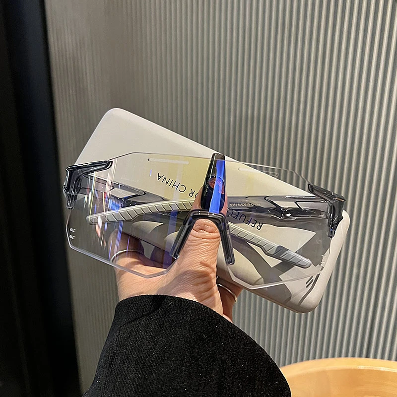 日夜两用骑行眼镜马拉松户外变色墨镜自行车徒步护目镜防风太阳镜