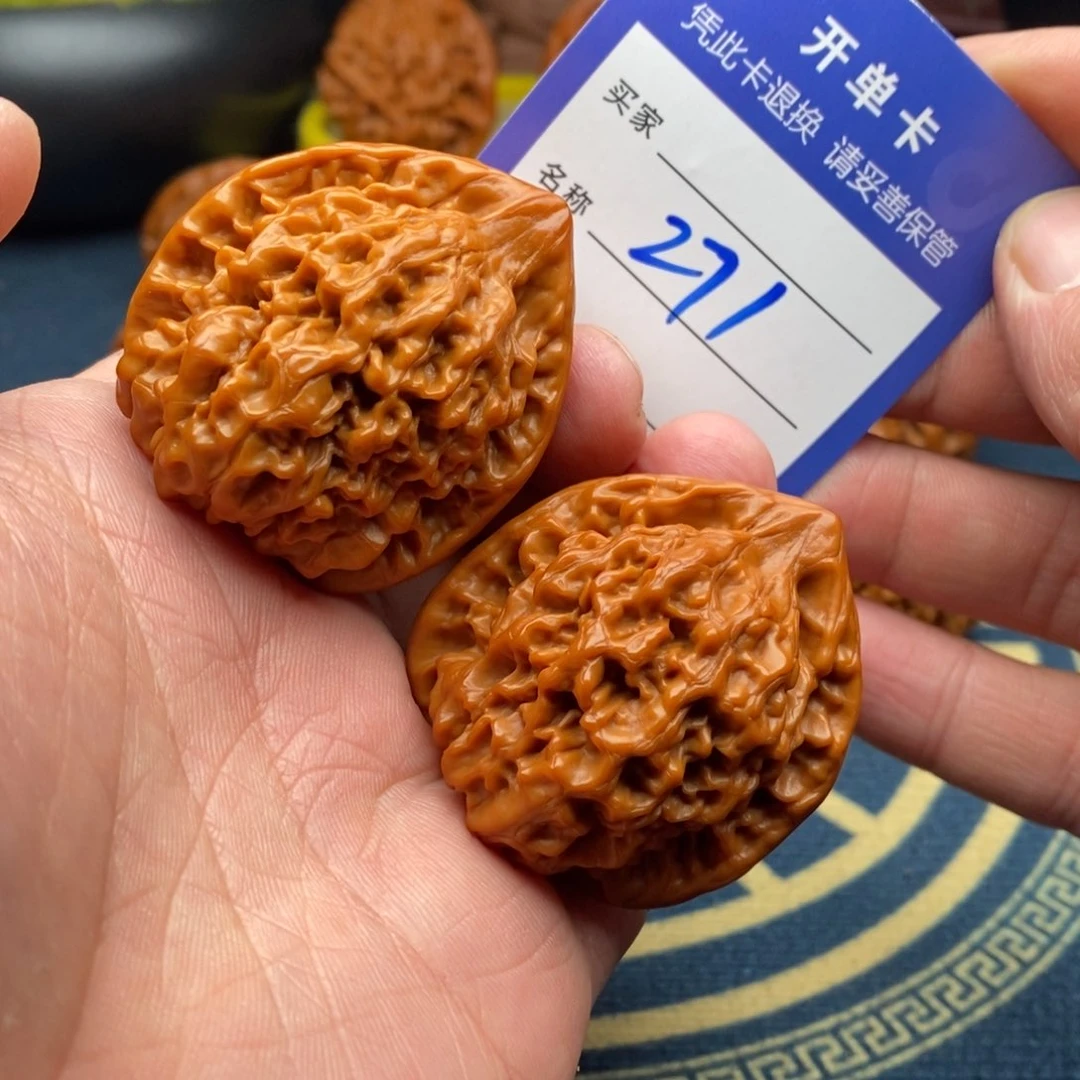 文玩核桃把件官帽42