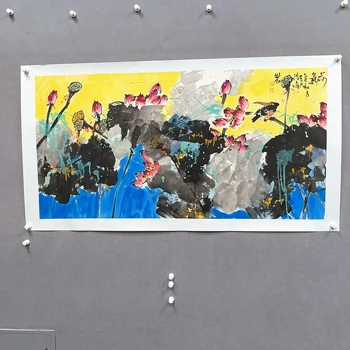 国画亲笔手绘放心去藏