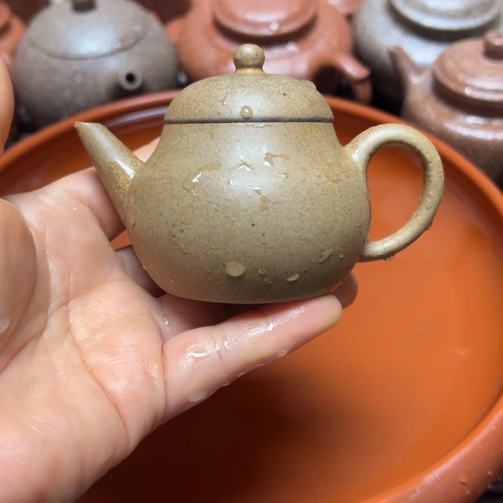 茶壶紫砂宜兴原矿金丝楠木