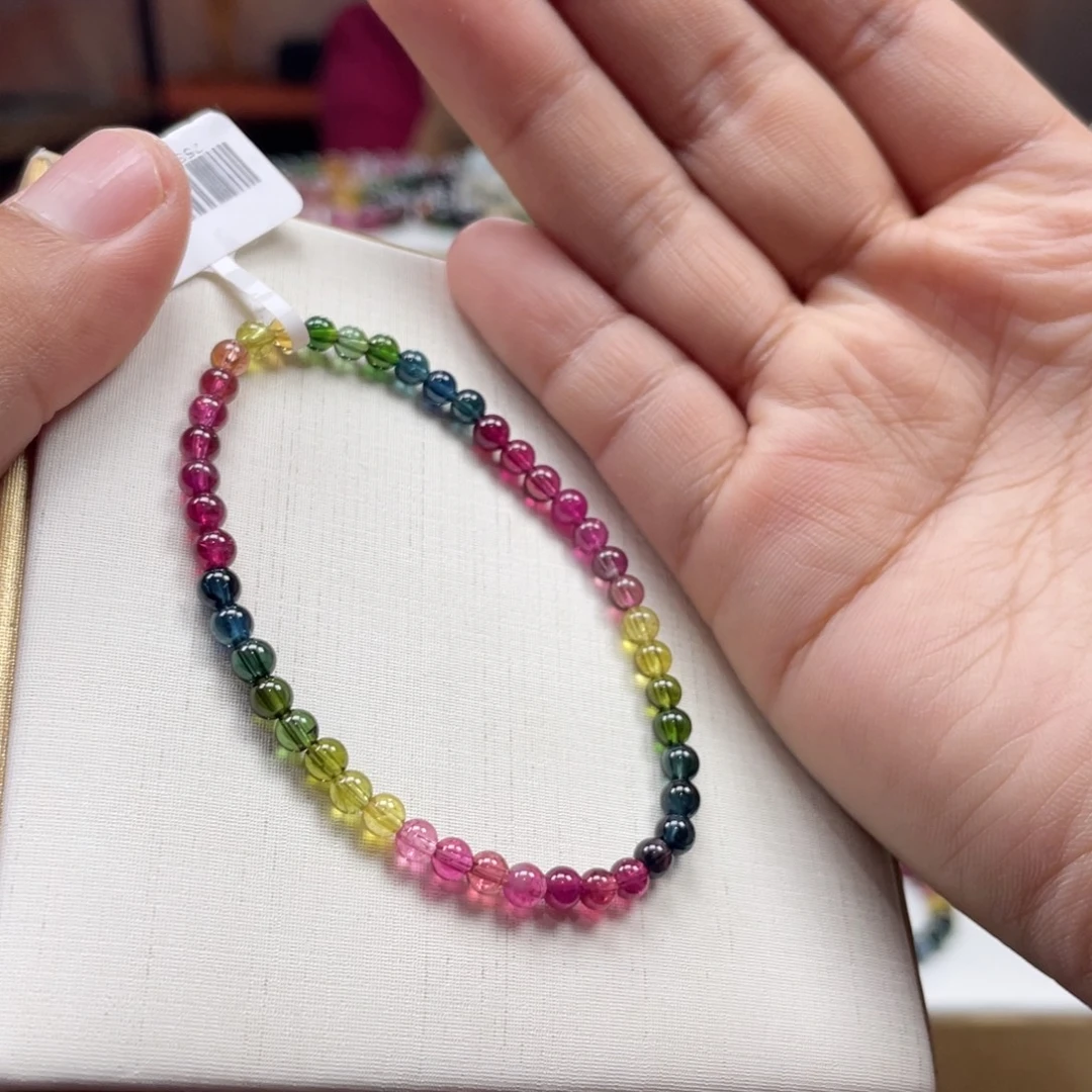 未镶嵌碧玺手串3.9mmmmmmmmmmmmm