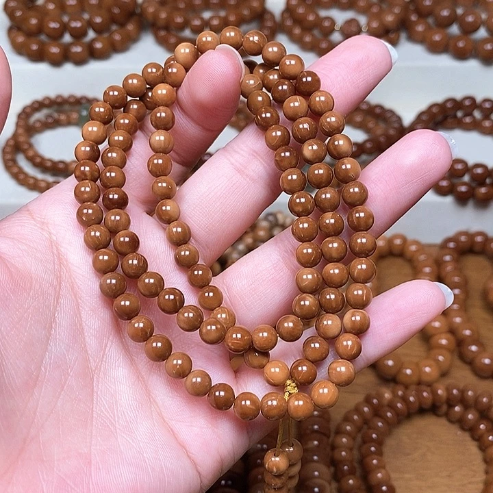 手串库克特价款普挑卡6圆珠108颗