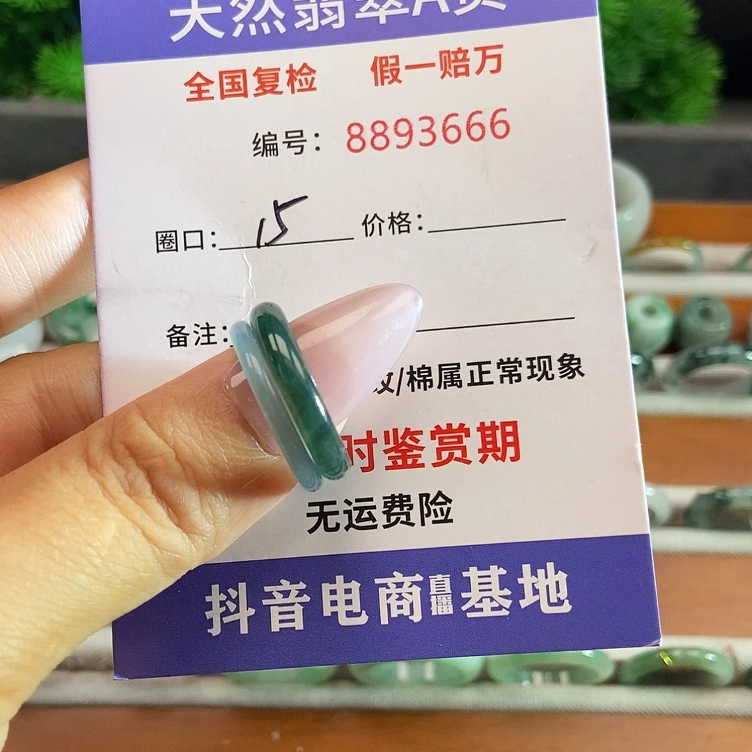 翡翠戒圈未镶嵌3666......