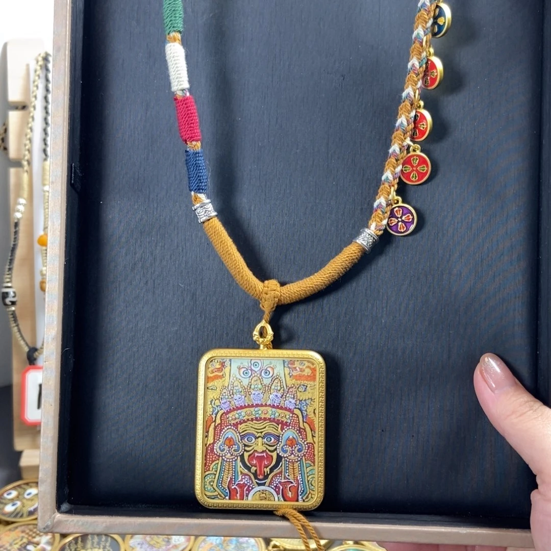 吊坠豆**妈美丽的唐卡结缘