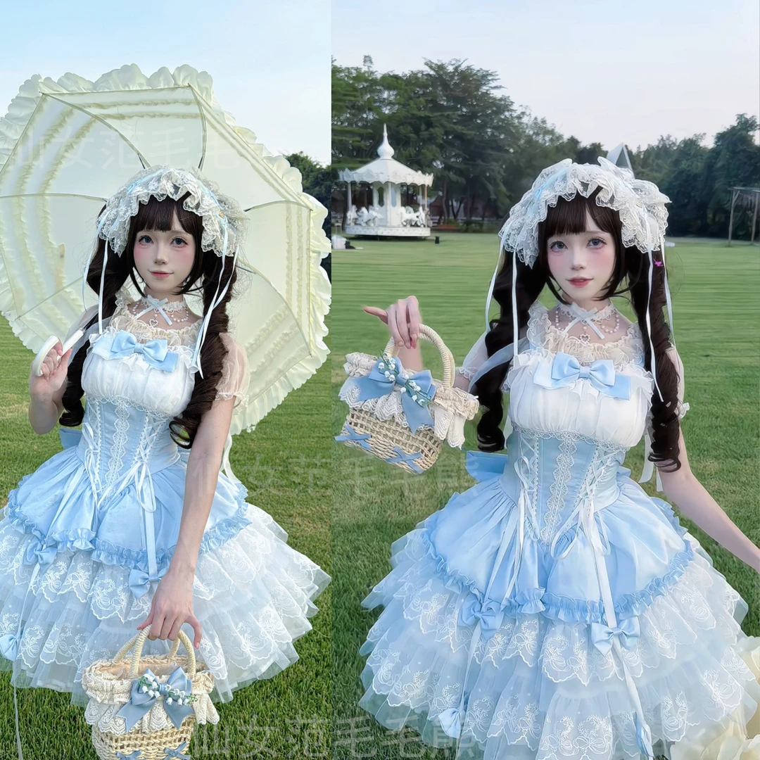 织锦园时光之舞2.0】原创洛丽塔正版生日蛋糕裙Lolita公主连衣裙子