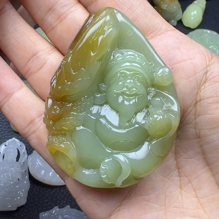 和田玉未镶嵌珠宝奇石蒹*