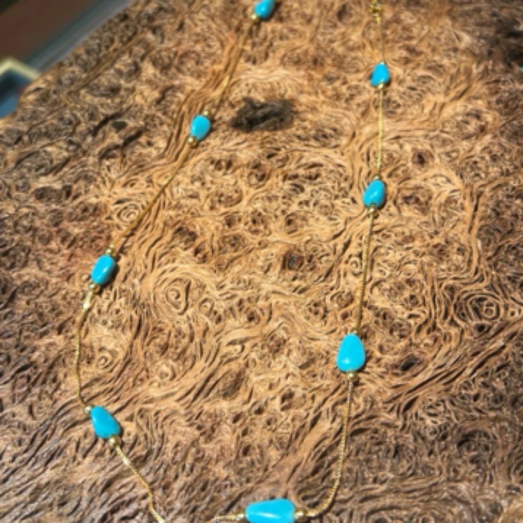 非金属珐琅项链 113号项链（时尚款蓝色项链）