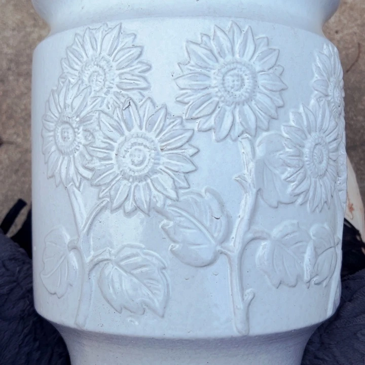 紫砂花盆高约31口约21