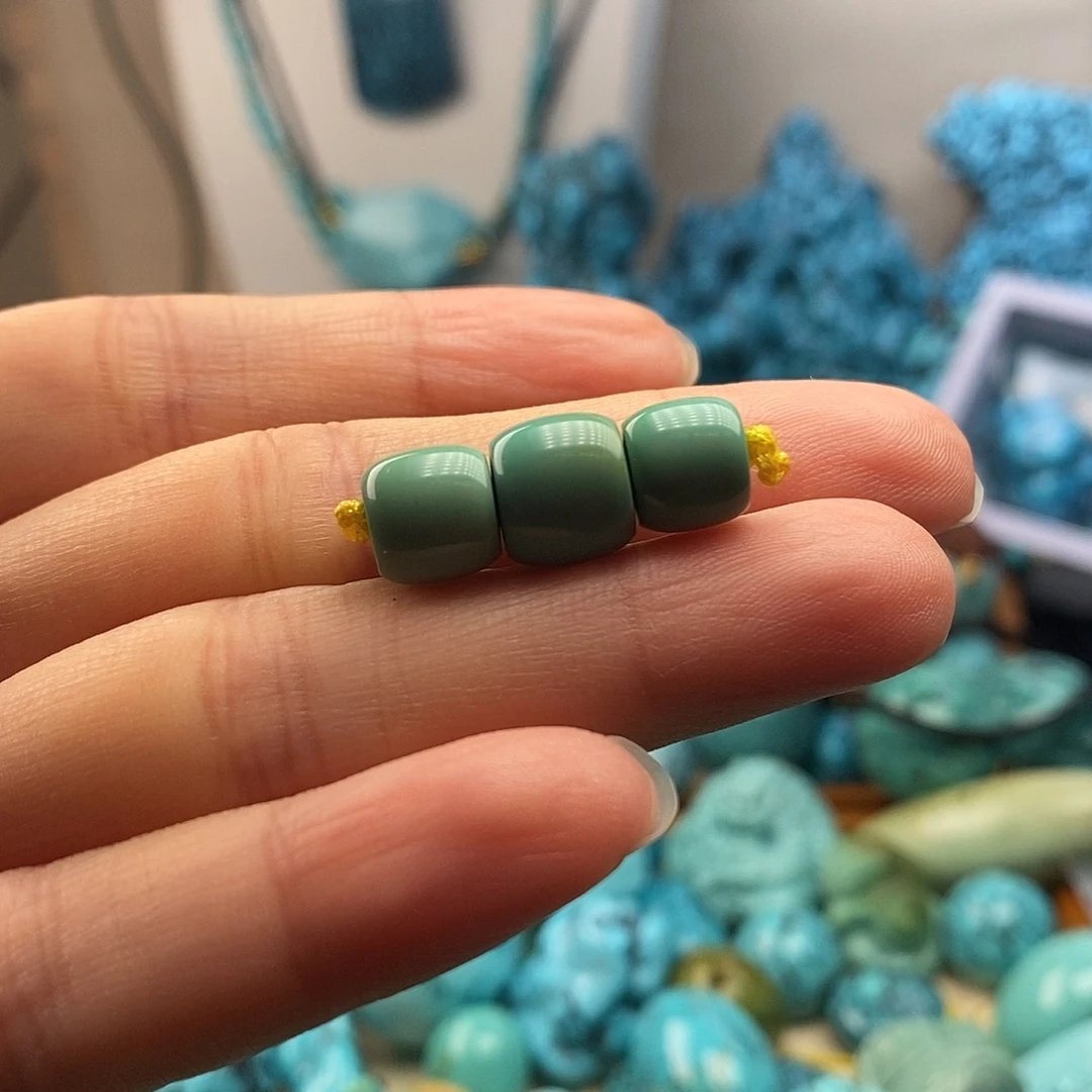 绿松石未镶嵌珠宝半成品