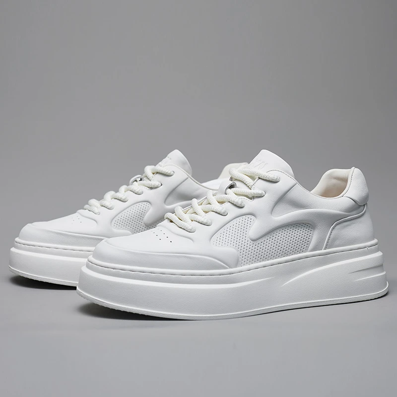 6815 时尚男士透气百搭潮流小白鞋舒适休闲鞋（清仓默认微瑕）