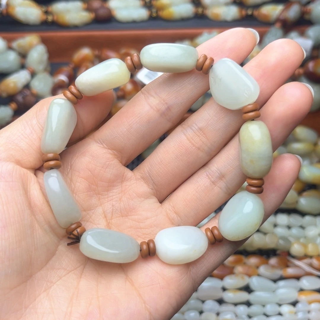 和田玉手链未镶嵌