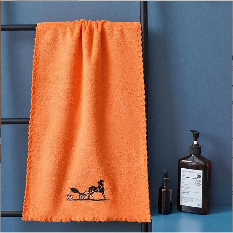 家用高级橙色毛巾礼盒高档礼盒毛巾