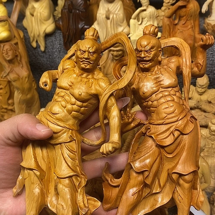 柏木（崖柏）崖柏瑕疵哼哈二将