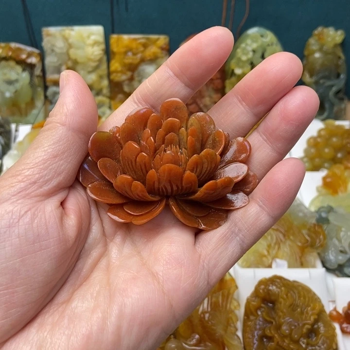 蛇纹石玉合金颈饰