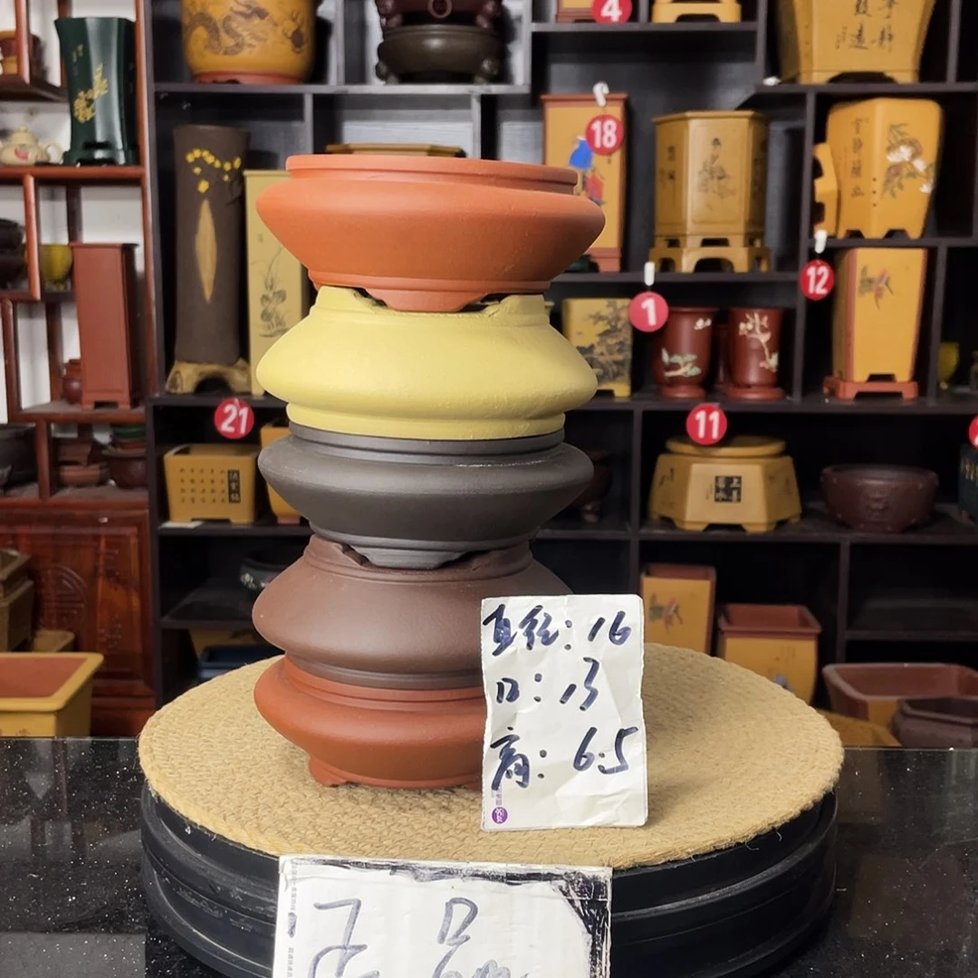 紫砂D-婉秋紫砂花盆